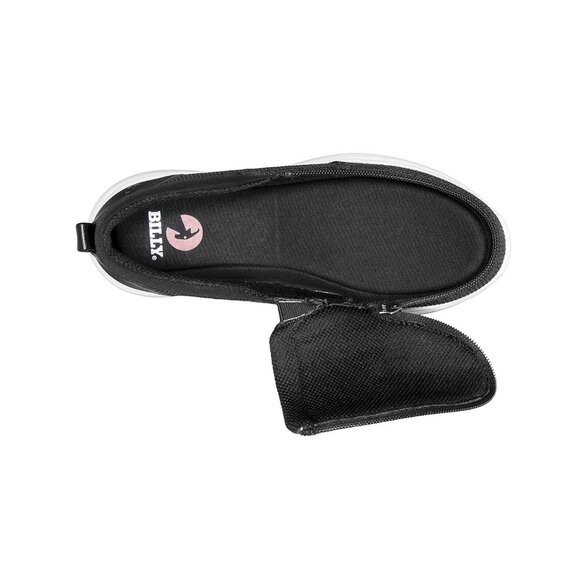 NEW Billy Footwear Women Perf Low Top Zip Up Mocs Black Adaptive Size 10 W BY715 - Picture 2 of 6